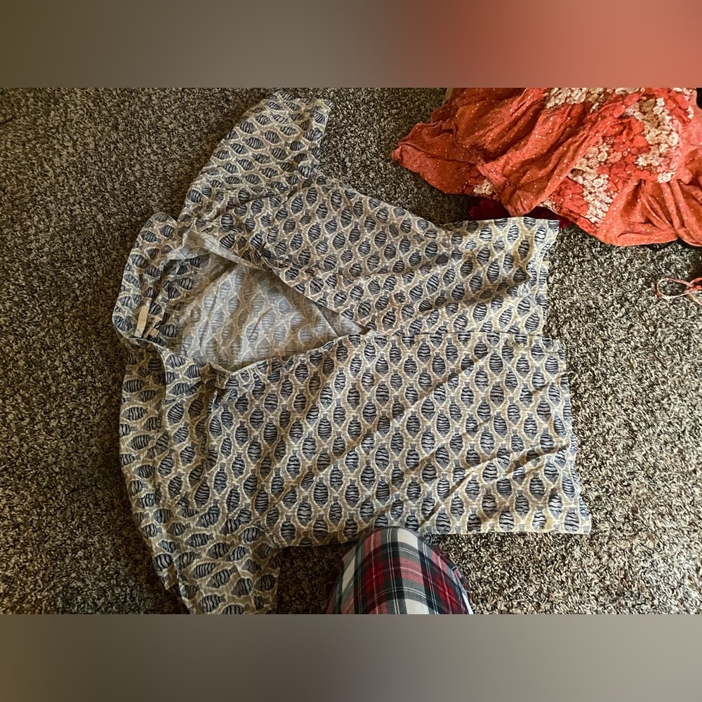 Button up cute fishy shirt